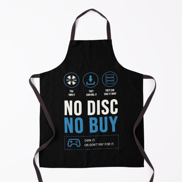 Item preview, No Disc No Buy – Save Physical Games designed and sold by ActiveNerd.