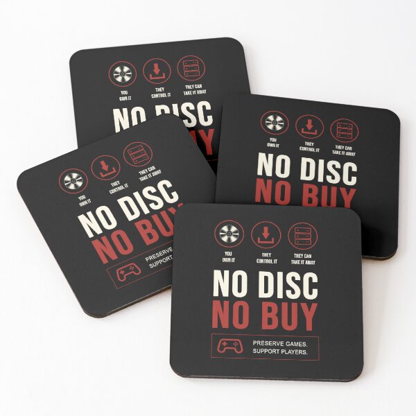 Item preview, No Disc No Buy – Physical Games designed and sold by ActiveNerd.