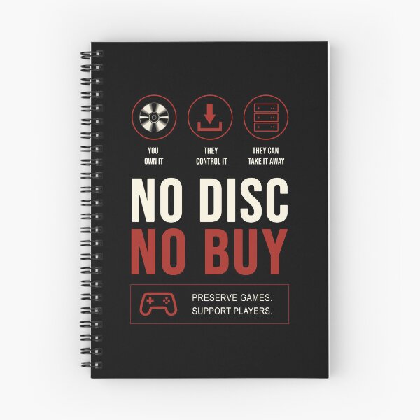Item preview, No Disc No Buy – Physical Games designed and sold by ActiveNerd.