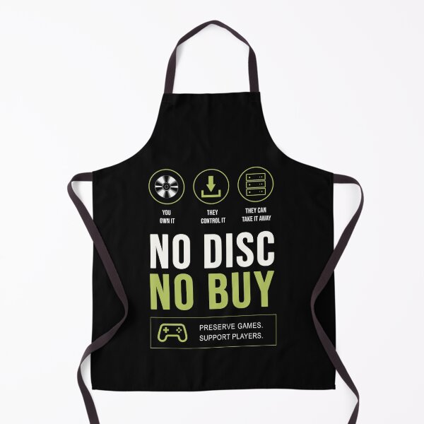 Item preview, No Disc No Buy – Physical Games Forever designed and sold by ActiveNerd.