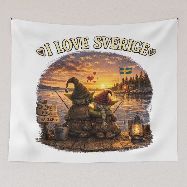 Item preview, I Love Sweden designed and sold by Janinevsart.