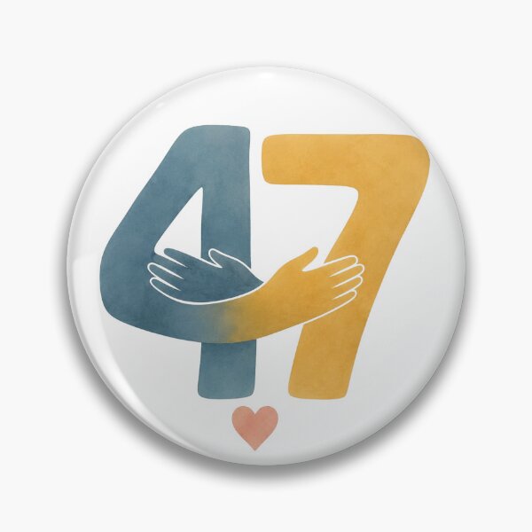 Item preview, 47 Chromosomes United Hands Design | Down Syndrome Awareness | Trisomy 21 Support Gift designed and sold by Cartoon art with a purpose ❤️ Supporting Althea’s friends .