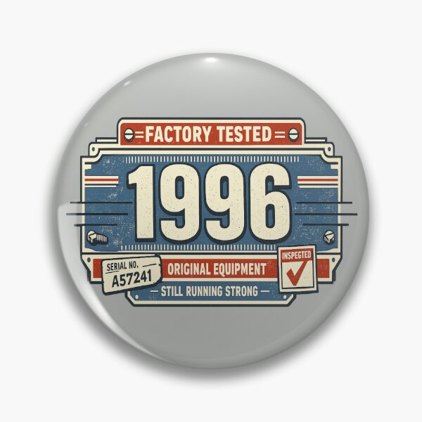 Item preview, 1996 Factory Tested 30th Birthday Shirt for Men and Women designed and sold by POD DYNASTY | Original Print On Demand T-Shirt Graphics.