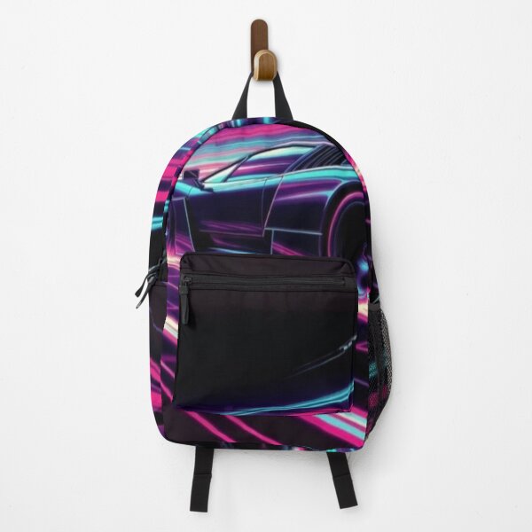 Item preview, Retro Synthwave Supercar Neon Speed | Cyberpunk Sunset Car Art designed and sold by Nexus Space.