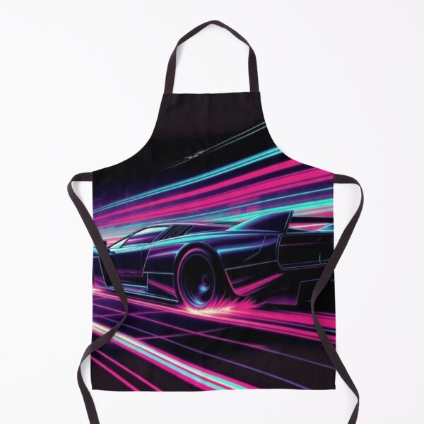 Item preview, Retro Synthwave Supercar Neon Speed | Cyberpunk Sunset Car Art designed and sold by Nexus Space.