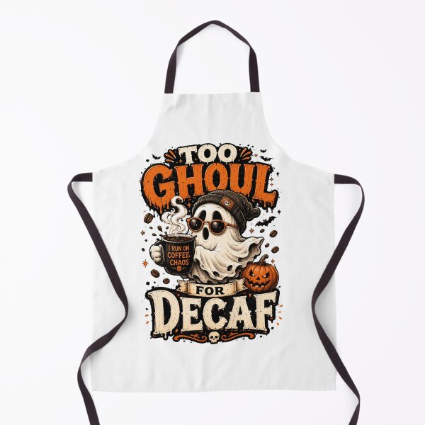 Item preview, Too Ghoul For Decaf Halloween Coffee designed and sold by pradeepvisuals.