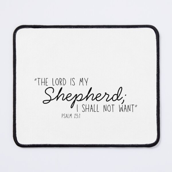 Item preview, Psalm 23 sticker- the Lord is my sheperd designed and sold by SavedByGracedesign.