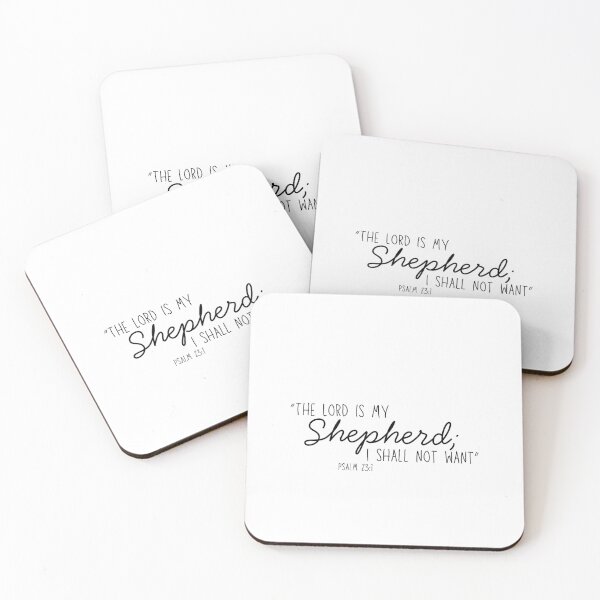 Item preview, Psalm 23 sticker- the Lord is my sheperd designed and sold by SavedByGracedesign.