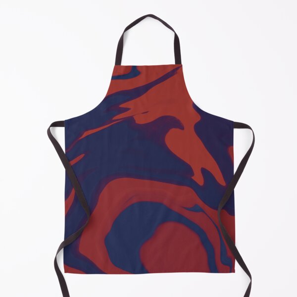 Item preview, Navy and red abstract marble pattern designed and sold by CottageComfortsShoppe.