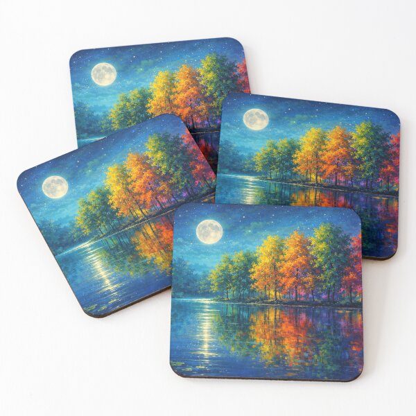 Item preview, Moonlit Rainbow Forest designed and sold by Joey Santiago.