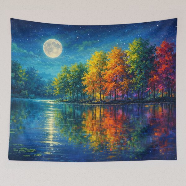 Item preview, Moonlit Rainbow Forest designed and sold by Joey Santiago.
