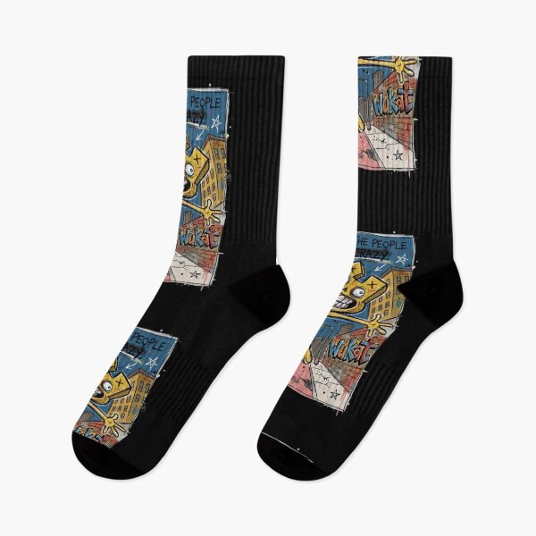 Item preview, I Feel Bad For The People Who Never Go Crazy Wukat Street Art designed and sold by rustycatart.
