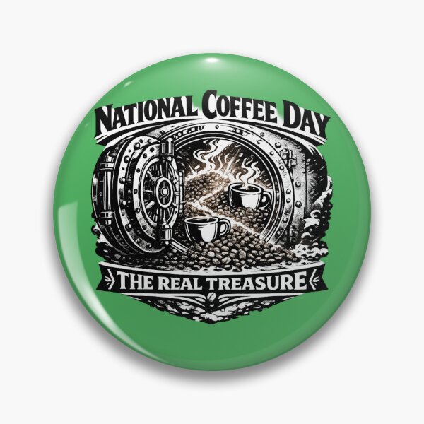 Item preview, The Real Treasure National Coffee Day Submarine Vault designed and sold by irfanshikh.