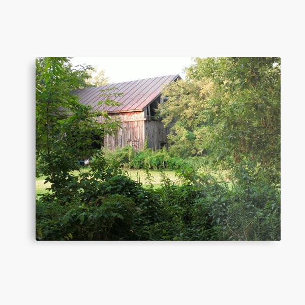 Aperçu de l'œuvre Cedar Barn and Rusted Metal Roof créée et vendue par linmarie.