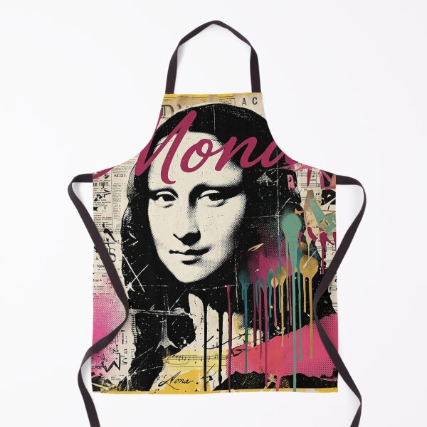 Item preview, Mona Lisa Street Art Stencil – Urban Grunge Portrait designed and sold by Simplybe1.