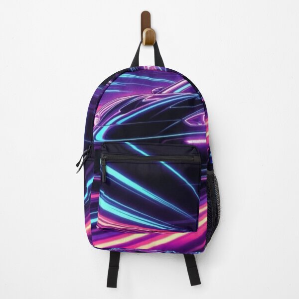 Item preview, Neon Synthwave Supercar | Retro Futuristic Cyberpunk Speed Art designed and sold by Nexus Space.