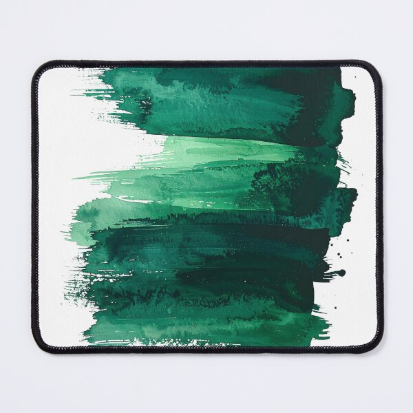 Item preview, Abstract Classic Green Watercolor Brush designed and sold by BetweenForms.