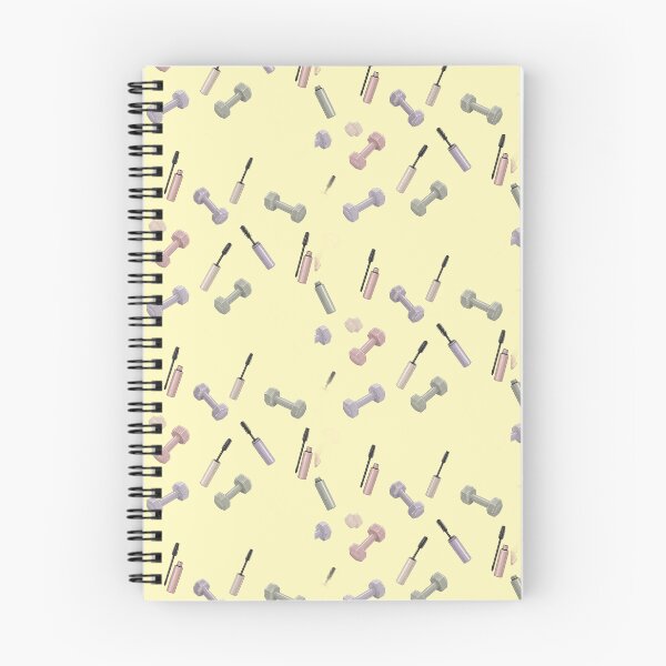 Item preview, Cute Gym Girl Pattern | Pastel Fitness and Makeup Seamless Design designed and sold by MimiSabu.