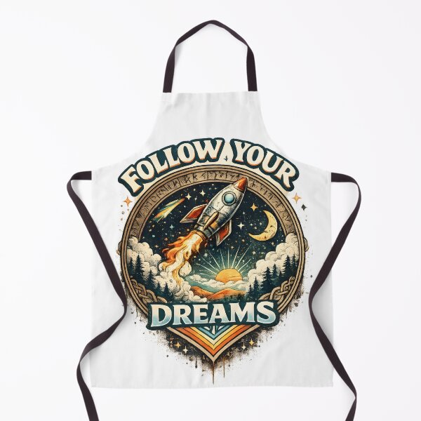 Item preview, Follow Your Dreams Rocket Adventure Design designed and sold by CreativeMindsetLab.