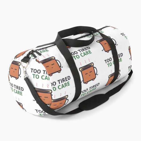 Item preview, Too Tired To Care — Funny Sleepy Coffee Design, Cute Gift For Tired Friends designed and sold by QuirkyCartel.