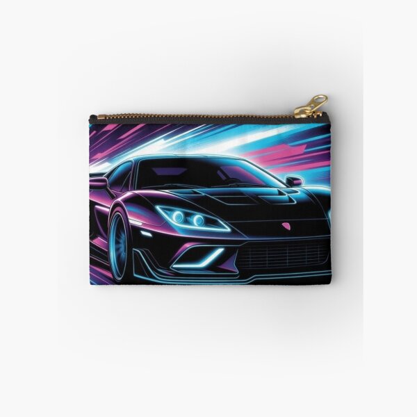Item preview, Neon Hypercar Speed | Synthwave Cyberpunk Racing Digital Art designed and sold by Nexus Space.
