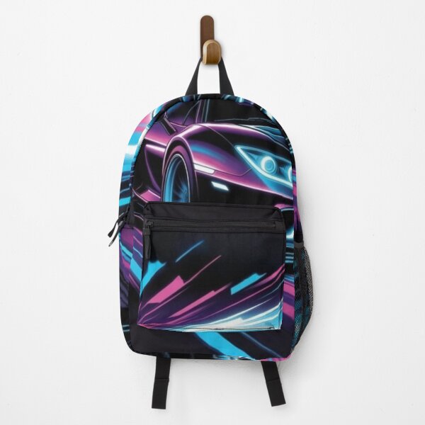 Item preview, Neon Hypercar Speed | Synthwave Cyberpunk Racing Digital Art designed and sold by Nexus Space.