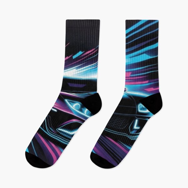 Item preview, Neon Hypercar Speed | Synthwave Cyberpunk Racing Digital Art designed and sold by Nexus Space.