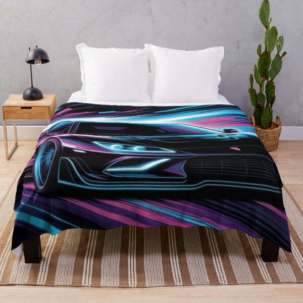 Item preview, Neon Hypercar Speed | Synthwave Cyberpunk Racing Digital Art designed and sold by Nexus Space.