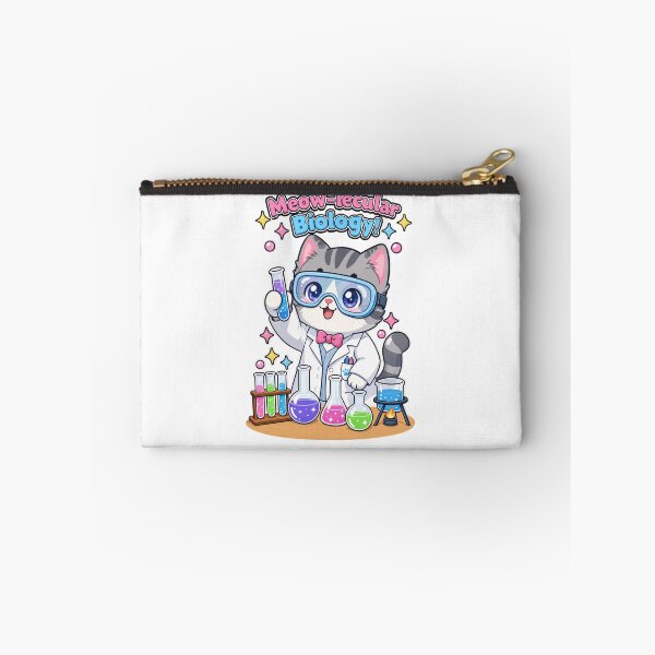 Item preview, Meow-lecular Biology Cute Scientist Cat | Kawaii Science Cat designed and sold by MurkCraft.