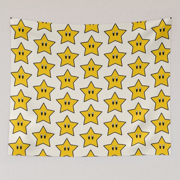 Item preview, Super Mario Super Star designed and sold by Shiningsticker8.
