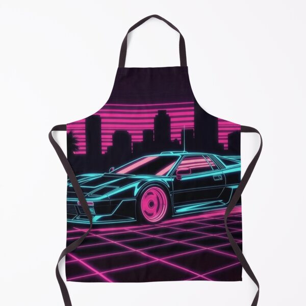Item preview, Retro Synthwave Supercar | Neon City Outrun Digital Art designed and sold by Nexus Space.