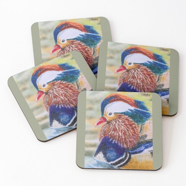 Item preview, Mandarin Duck designed and sold by Charlotte's Shop of Bird Stuff.