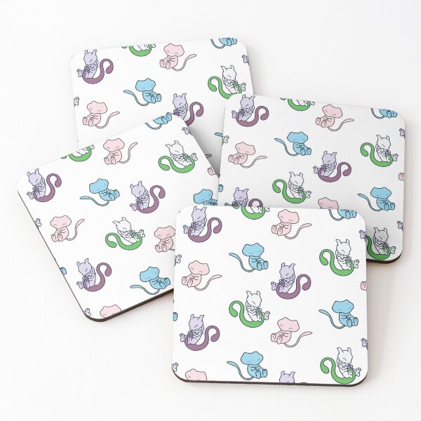 Item preview, Mew and Mewtwo Set designed and sold by TYRNTR.