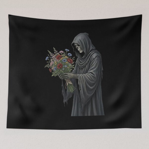 Item preview, Grim Reaper with flowers designed and sold by ReneMM.
