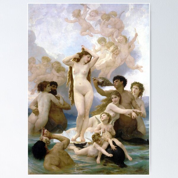 Artikel-Vorschau von Die Geburt der Venus – William-Adolphe Bouguereau, designt und verkauft von forgottenbeauty.