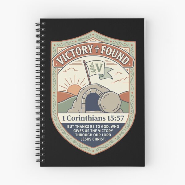 Item preview, Victory Found Christian Resurrection Tomb – 1 Corinthians 15:57 Bible Verse Art designed and sold by stylishdzign.