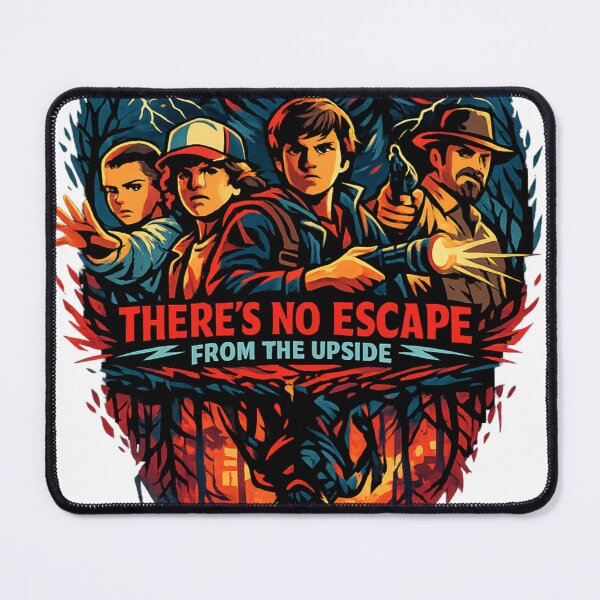 Item preview, There's No Escape – Retro Horror Adventure Vector Design designed and sold by AndGarciart.