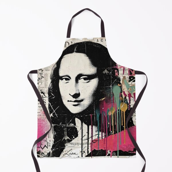 Item preview, Mona Lisa Reimagined – Graffiti Collage Pop Art designed and sold by Simplybe1.