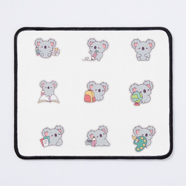 Item preview, Cute Kawaii Koala School Activities Sticker Sheet designed and sold by KAWAII STUDIO NB.