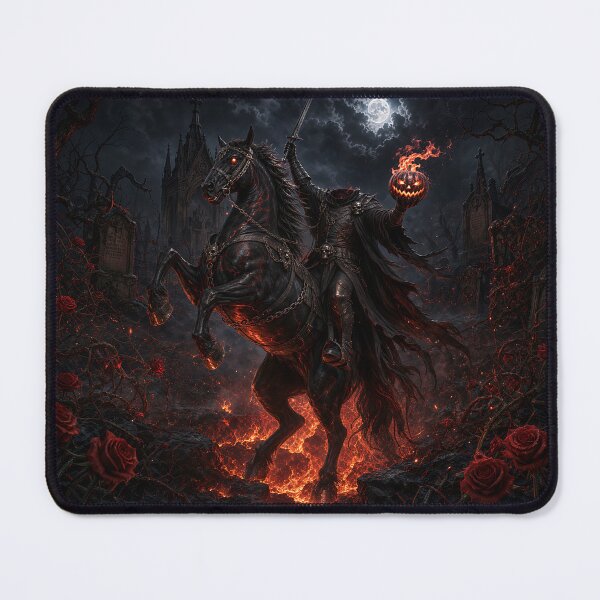 Item preview, Gothic Headless Horseman Dark Fantasy Autumn Halloween designed and sold by Aimaniia666.