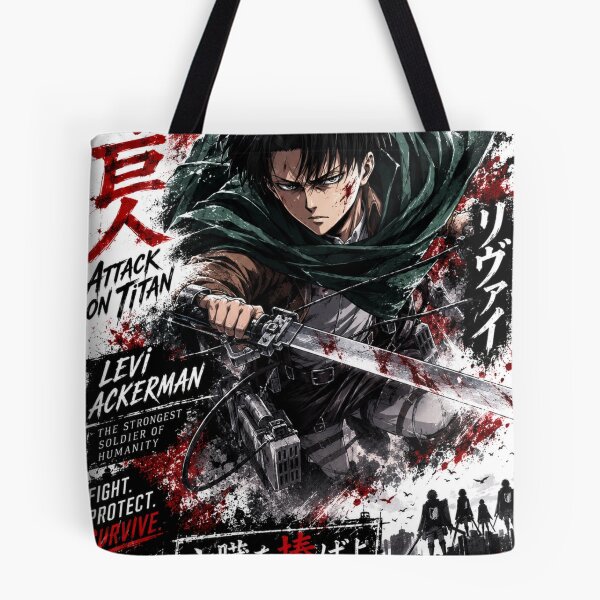 Item preview, Humanity's Strongest | Levi Ackerman Streetwear Graphic Tee designed and sold by PocketVibe.