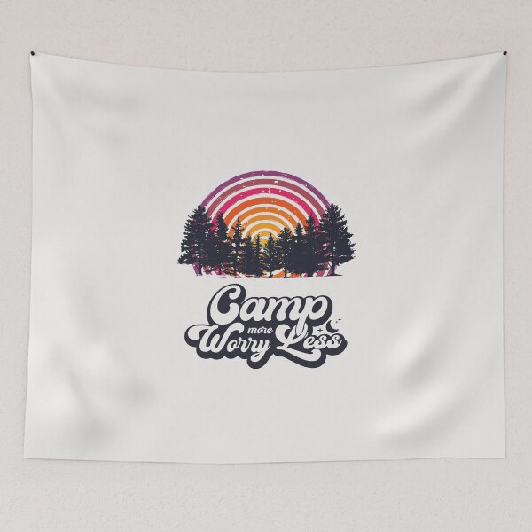 Item preview, Camp More Worry Less designed and sold by FanFest.