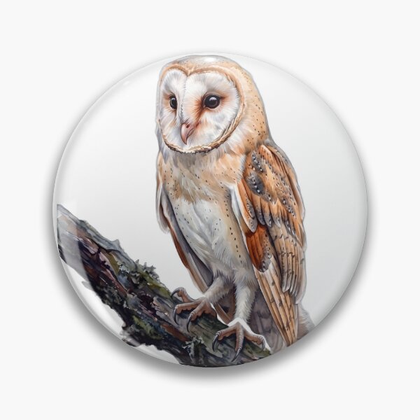 Item preview, Barn Owl Print Watercolor | Moody Bird Wall Art | Nature Decor | Digital Download | 3 High-Res Files designed and sold by laughingshirts.