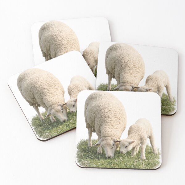 Item preview, Mother Sheep and Lamb Realistic Farm Animal T-Shirt designed and sold by BhavyaMR.