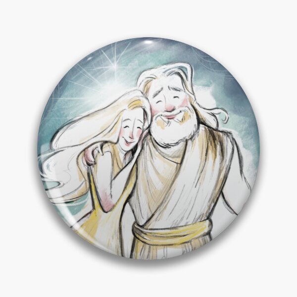 Item preview, Heavenly Father & Heavenly Mother  designed and sold by pacepaintings.