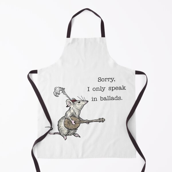 Item preview, Sorry I Only Speak in Ballads | Funny Rat Bard Medieval Fantasy designed and sold by witchlingart.
