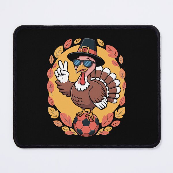 Item preview, Soccer Turkey with Pilgrim Hat designed and sold by jkrphoto.
