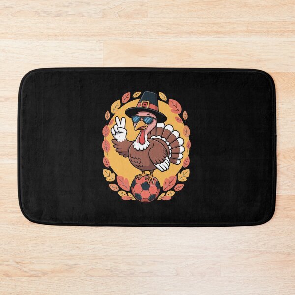 Item preview, Soccer Turkey with Pilgrim Hat designed and sold by jkrphoto.