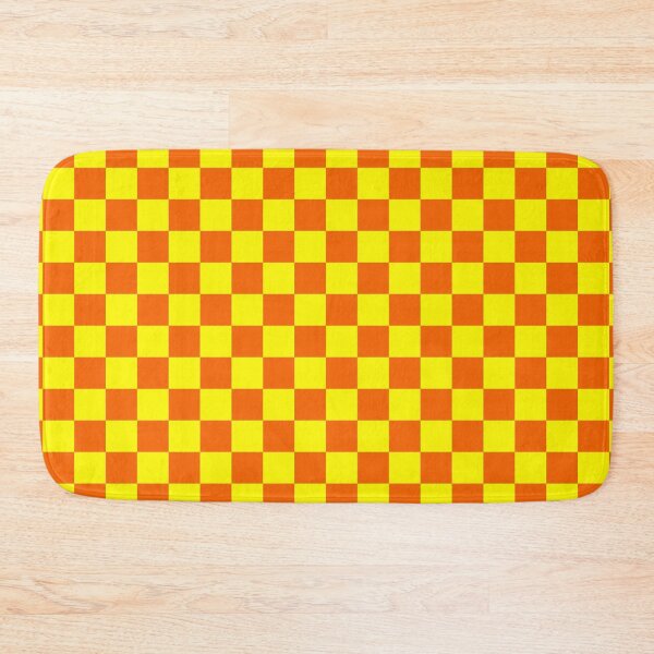 Item preview, Orange and Yellow Chequered Pattern designed and sold by Jeallan Designs.