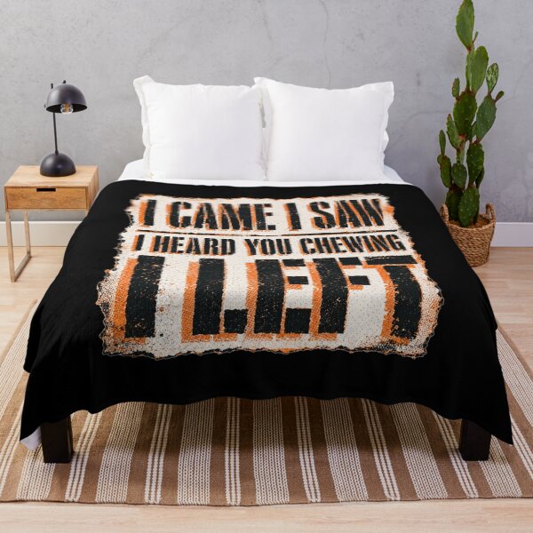 Item preview, I Came I Saw I Heard You Chewing I Left Distressed Grunge Poster Sarcastic Office Humor Gift for Coworkers designed and sold by Nightarel.